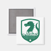 Believe In Yourself Funny Motivational Loch Ness M Magneet (Voorkant / Achterkant)