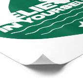 Believe In Yourself Funny Motivational Loch Ness M Poster (Hoek)