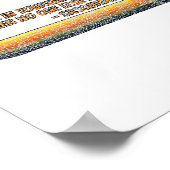 Believe In Yourself Funny Sasquatch Bigfoot  Poster (Hoek)