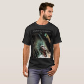 Believe in Yourself. Hybrid human in future T-shirt (Voorkant volledig)