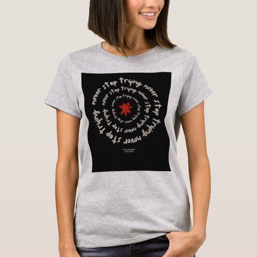 Believe In Yourself Motivational T-Shirt (Voorkant)