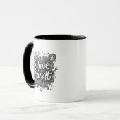 Believe in Yourself Mug Inspirational Motivation Mok (Voorkant links)