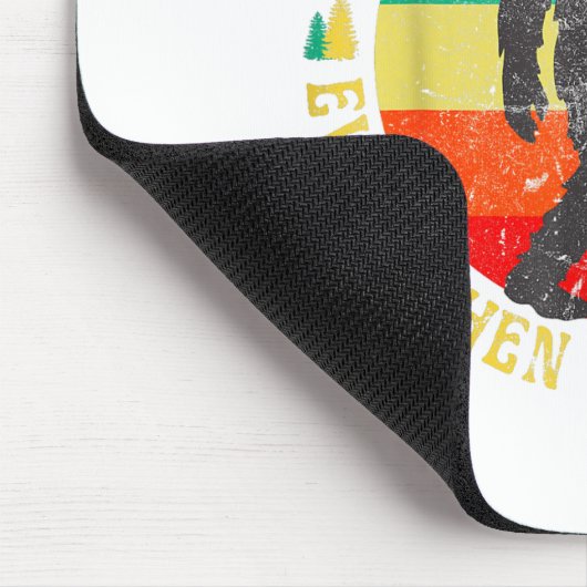 Believe In Yourself Sasquatch Funny Motivational B Muismat (Hoek)