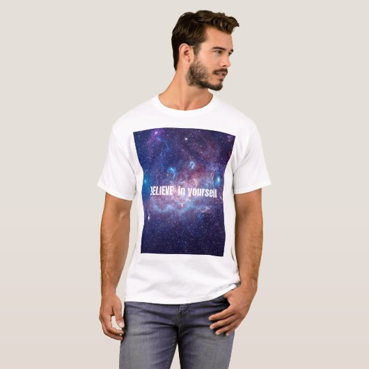 Believe in yourself t-shirt (Voorkant volledig)