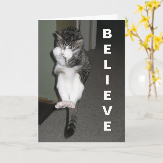 Believe Kaart (Gele Bloem)