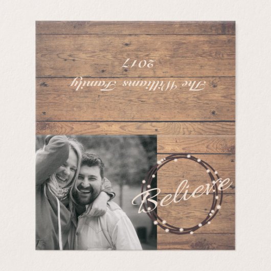 Believe Kaart (Buitenkant ongevouwen)