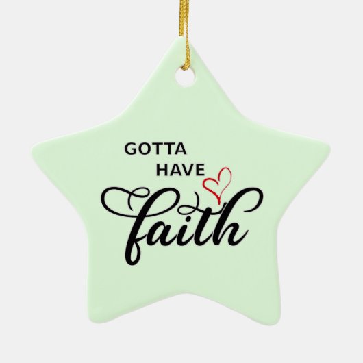 Believe Keramisch Ornament (Achterkant)