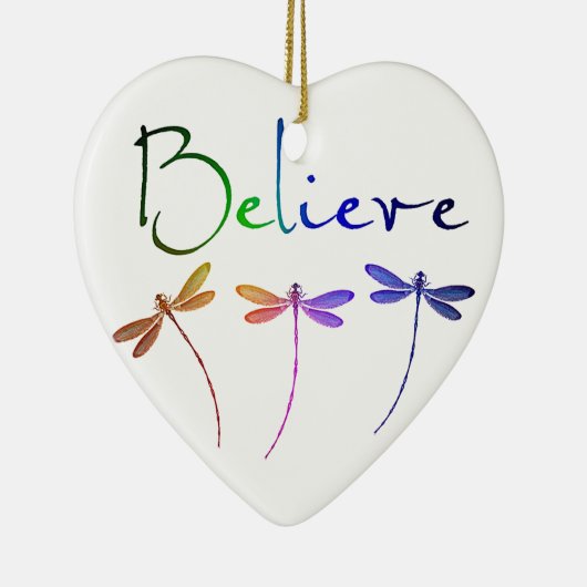 Believe Keramisch Ornament (Rechts)