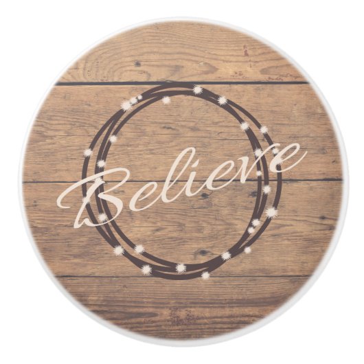 Believe Keramische Knop (Voorkant)