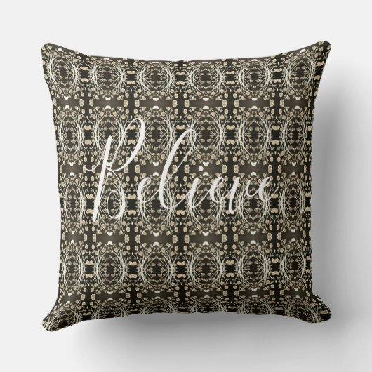Believe Kussen (Achterkant)