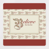 Believe Labels (Design 2)