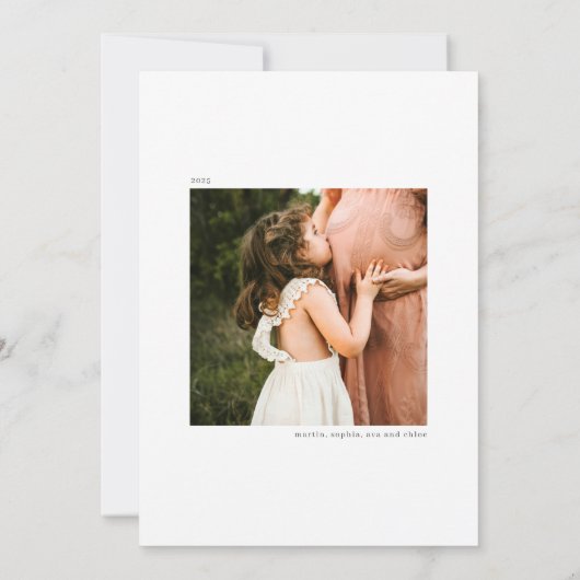 Believe Magic Holiday Photo Feestdagenkaart (Achterkant)