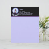 Believe Mermaid Letterhead Custom Briefhoofd (Staand voorkant)