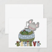 Believe Mouse Ornament T-shirts en geschenken (Voorkant / Achterkant)