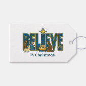 Believe nativity cadeaulabel (Voorkant (Horizontaal))