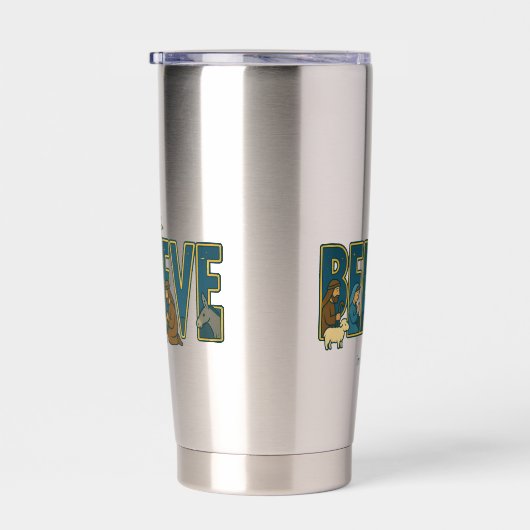 Believe Nativity  Geïsoleerde Drinkbeker (Rechts)