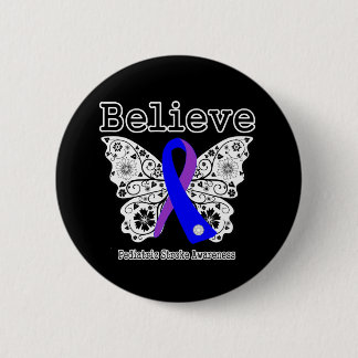 Believe Pediatric Stroke Awareness Ronde Button 5,7 Cm