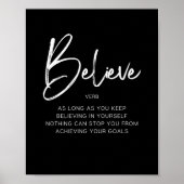 Believe Poster (Voorkant)