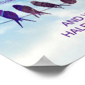 Believe Quote for Fitness Success: Birds and Sky Poster (Hoek)