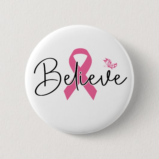 Believe Ronde Button 5,7 Cm (Voorkant)