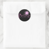 Believe Ronde Sticker (Tas)