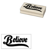 Believe Rubberstempel (Gestempeld)