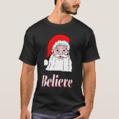 Believe Santa T-shirt (Voorkant)
