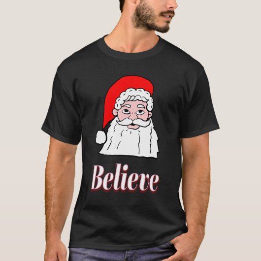 Believe Santa T-shirt (Voorkant)
