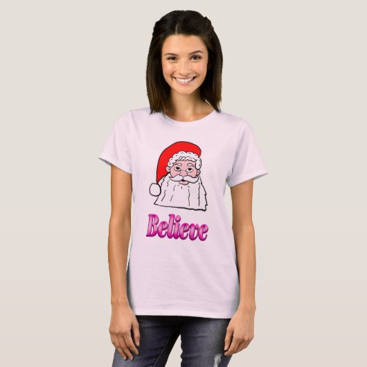 Believe Santa T-Shirt (Voorkant volledig)