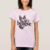 Believe taube  t-shirt (Voorkant)