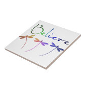 Believe Tegeltje (Zijkant)