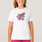 Believe the Impossible - When Pigs Fly T-Shirt (Voorkant)