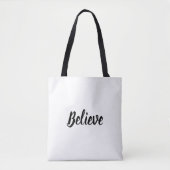 Believe Tote Bag (Voorkant)