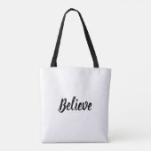 Believe Tote Bag (Achterkant)