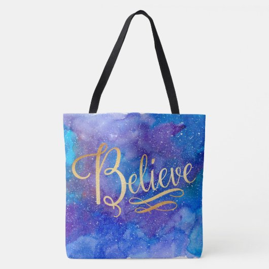 Believe Tote Bag (Voorkant)