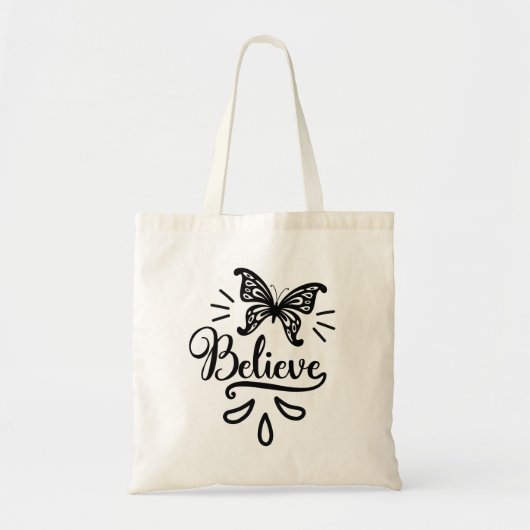 Believe Tote Bag (Voorkant)