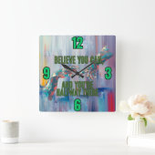 Believe Vierkante Klok (Huis)