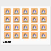 Believe Vierkante Sticker (Vel)