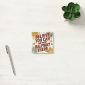 Believe You Can And You're Halfway There Post-it® Notes (Kantoor)