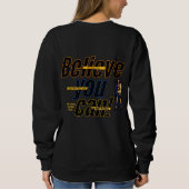 BELIEVE YOU CAN Motivational Sweatshirt – Full Tex (Achterkant)