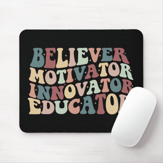 Believer Motivator Innovator Educator Muismat (Met muis)