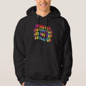 Believer Motivator Innovator Educator Tie dye Teac Hoodie (Voorkant)