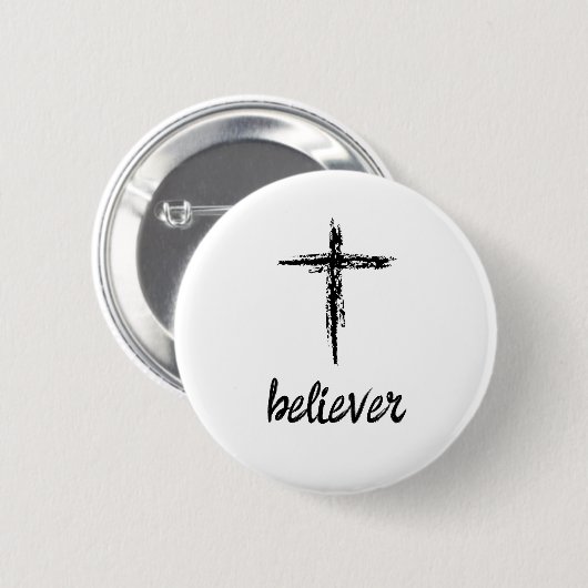 Believer Ronde Button 5,7 Cm (Voorkant /achterkant)