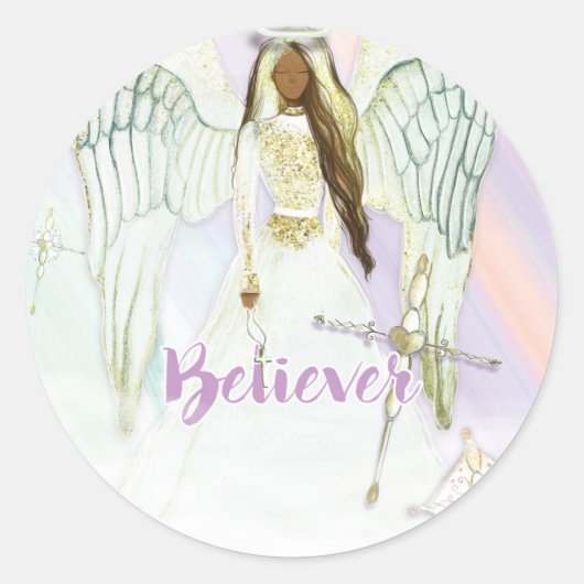 Believer Ronde Sticker (Voorkant)