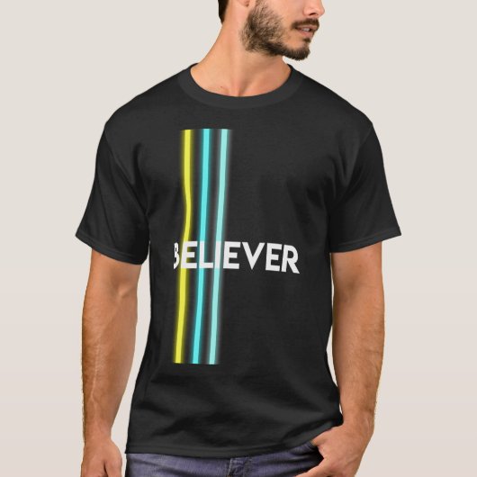 BELIEVER - Stel je eens voor dat er klassieke T-Sh T-shirt (Voorkant)