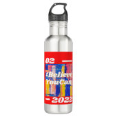 #BelieveYouCan Waterfles (Voorkant)