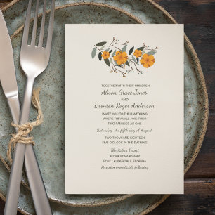 Belige finale huwelijksuitnodiging voor gemengde f kaart