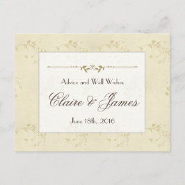  Belige Floral Weddenschap Advieskaart