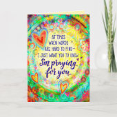 "Belijden voor je" Geïnspireerde Kaart (Voorkant)