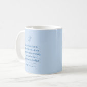 Belijdenis van hoop christen koffiemok (Voorkant links)